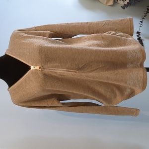 Soft Surroundings Women's Valentina Zip Sweater size Small